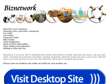 Tablet Screenshot of biznetwork.ca